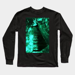 Piano in the Trees (green) Long Sleeve T-Shirt